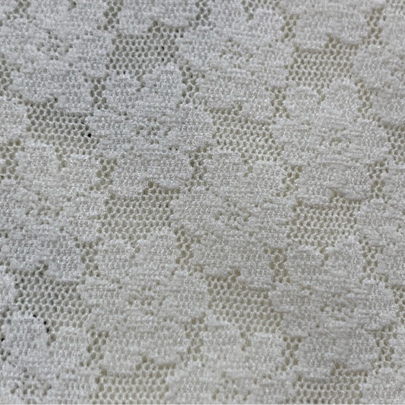 OPEN EDIT Long Sleeve Lace Bodysuit in Ivory - Picture 11 of 12